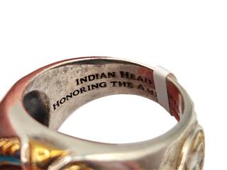 Buffalo Nickel Coin Silver Ring 925 Silver 14.52dwt Size:10